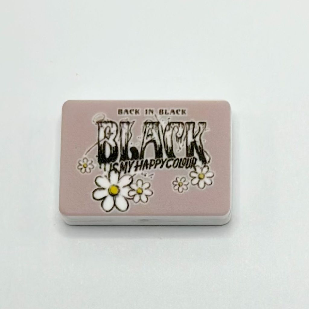 Black is my Happy Colour, Back in Black, Silicone Focal Beads