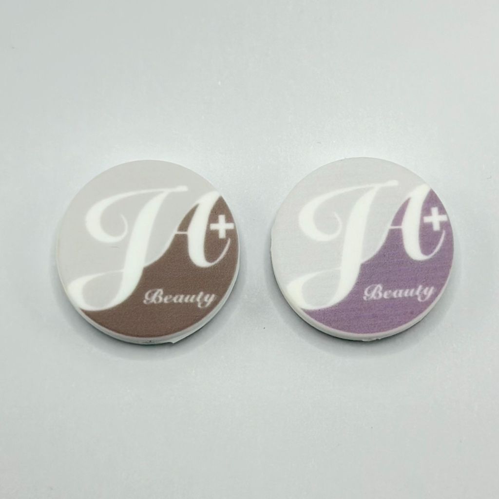 Beauty Round Two-Color TA Plus Silicone Focal Beads