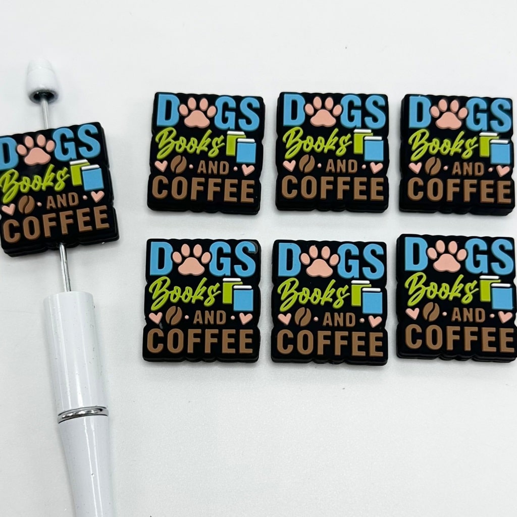Pet Lovers, Dog Books And Coffee, Coffee Shops, Silicone Focal Beads