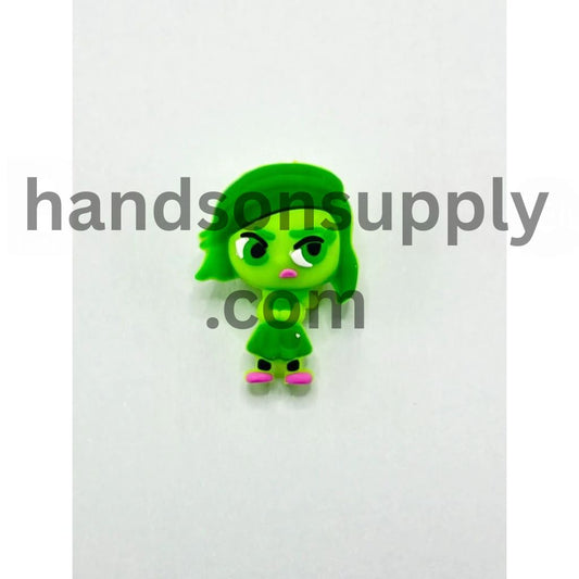 Adorable 3D Insid Out Disgus Cartoon Silicone Focal Beads