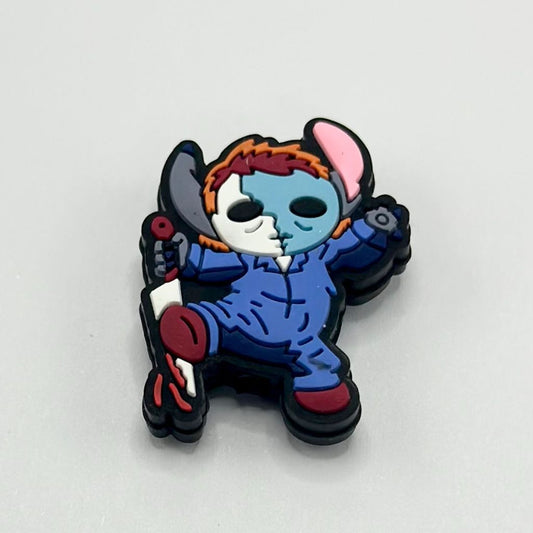 Michael Mayerz Two Color Face Cartoon Silicone Focal Beads