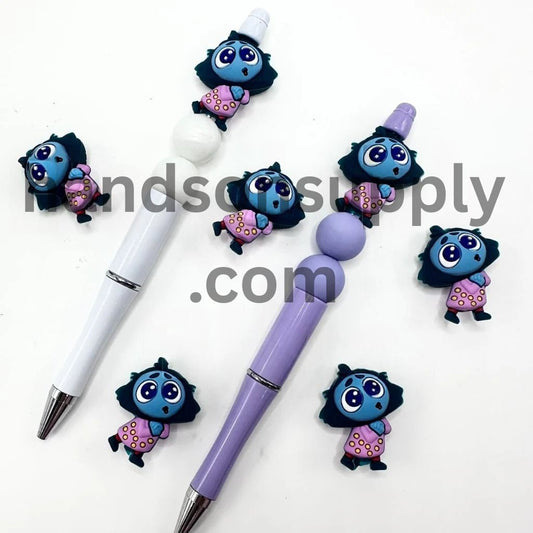 Adorable 3D Insid Out Env Cartoon Silicone Focal Beads (Ship out in Around 4-6 Days after Ordering)