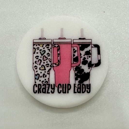 Cow Print, Stanley Cup, Drinking Cups, Tumbler Bottle Thermos Crazy Cup Lady, Silicone Focal Beads