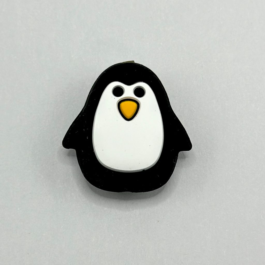 Little Pingu Cute Penguin Silicone Focal Beads