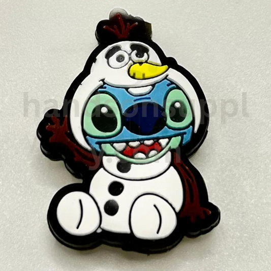 Snowman Stitch Silicone Beads