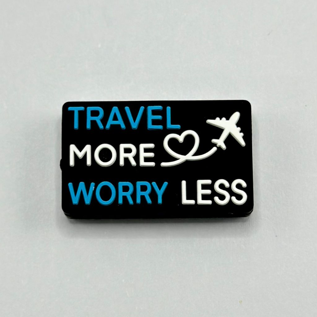 Travel More, Worry Less Adventure Awaits Silicone Focal Bead