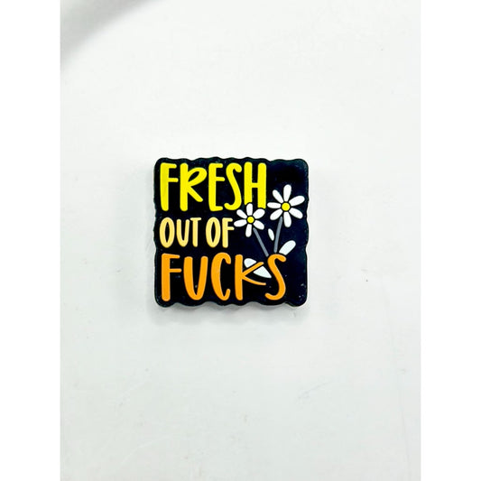Cute Fresh out of Humor Silicone Focal Beads