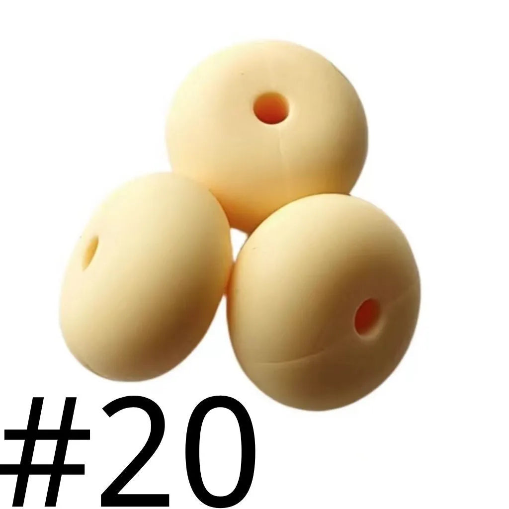 Wheel Beads Abacus Silicone Beads