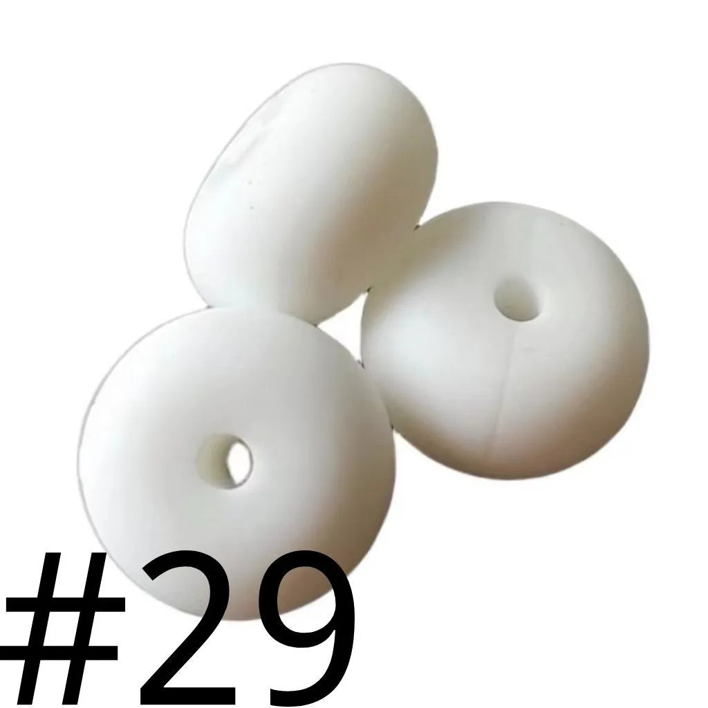 Silicone Wheel Beads Abacus Beads，14mm