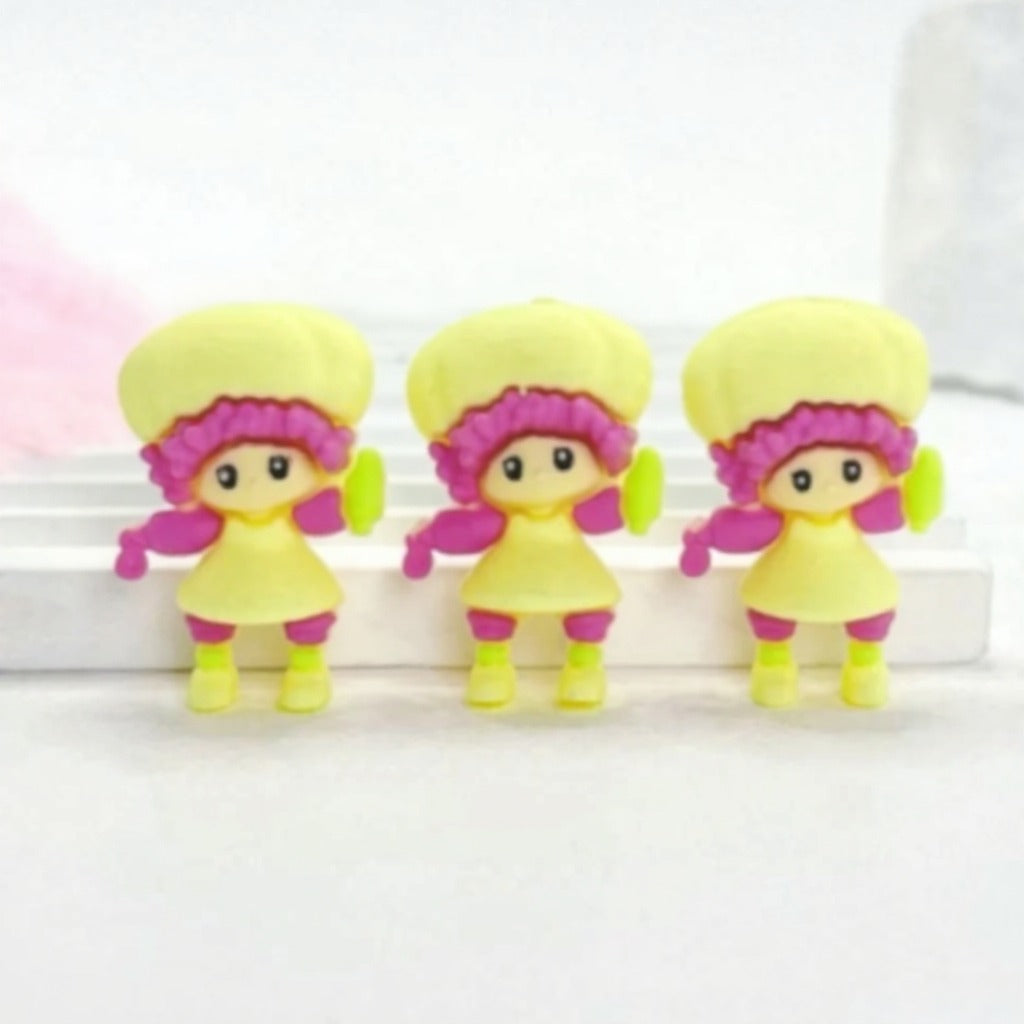 3D Cute Strawberry Shortcak Mini Cartoon Silicone Focal Beads