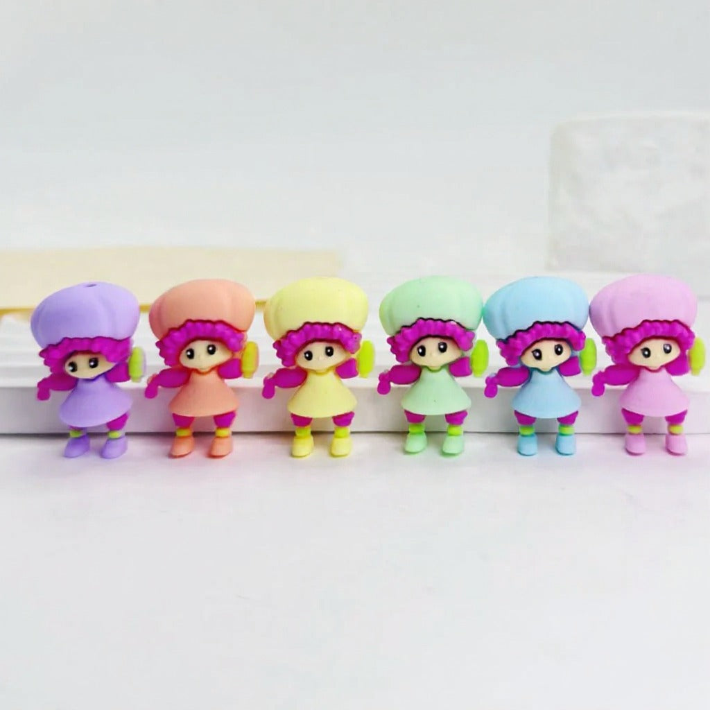 3D Cute Strawberry Shortcak Mini Cartoon Silicone Focal Beads