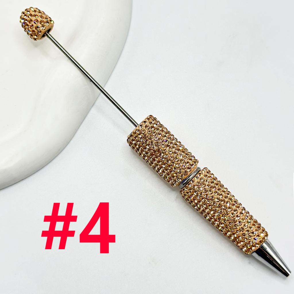 Beadable Rhinestones Pen, Bling Bling Style Fancy Beaded Pens