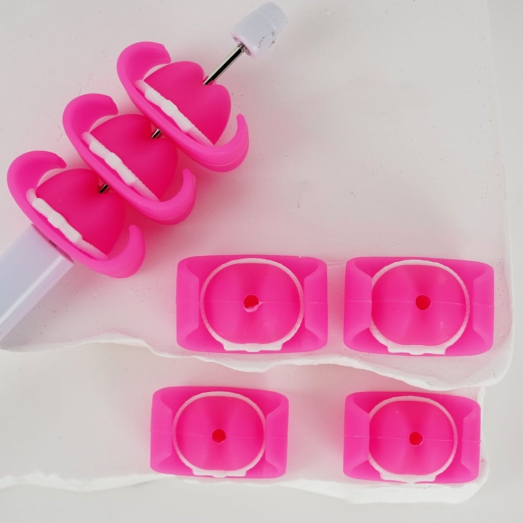 Mini 3D Vivid Cute Texas Football Hats Silicone Focal Beads