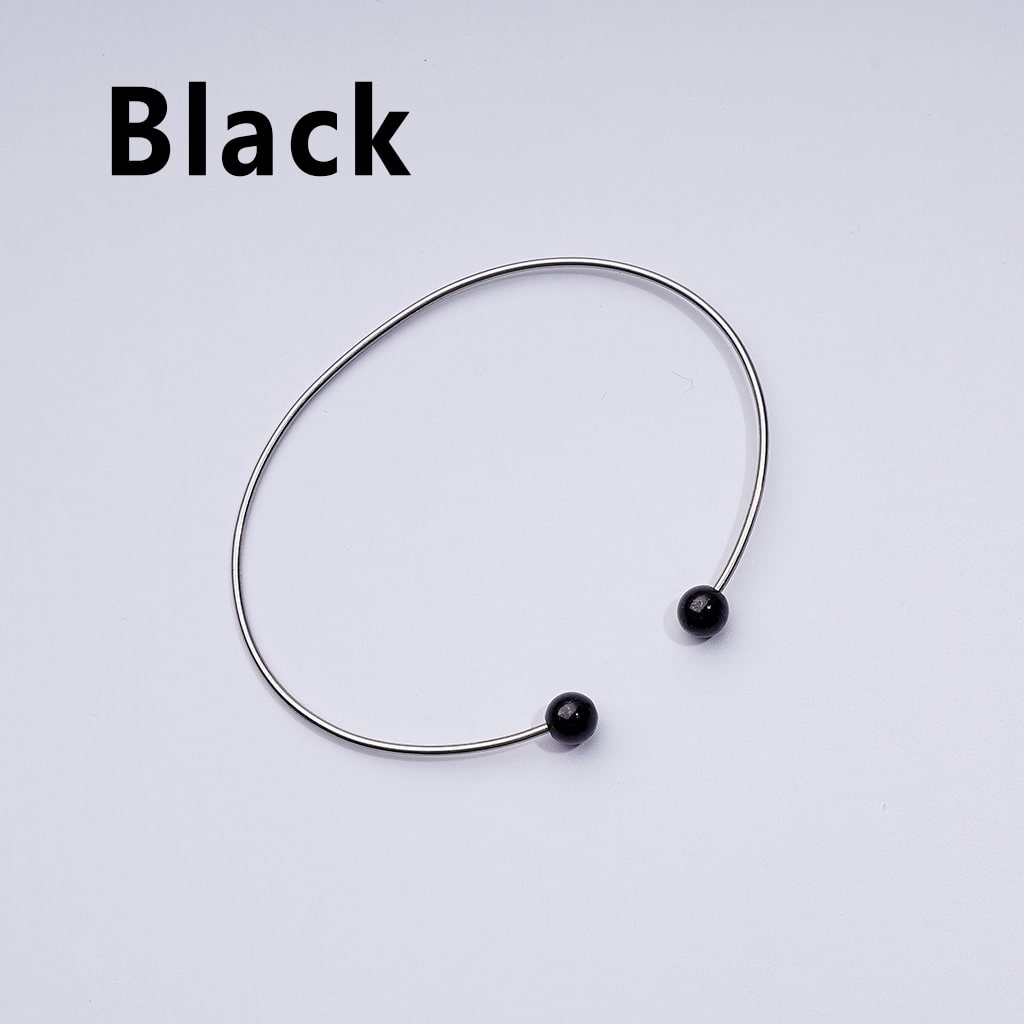 Colorful DIY Beadable Bracelet with Multi-Tone Round Metal Beads – Jewelry Craft Supply