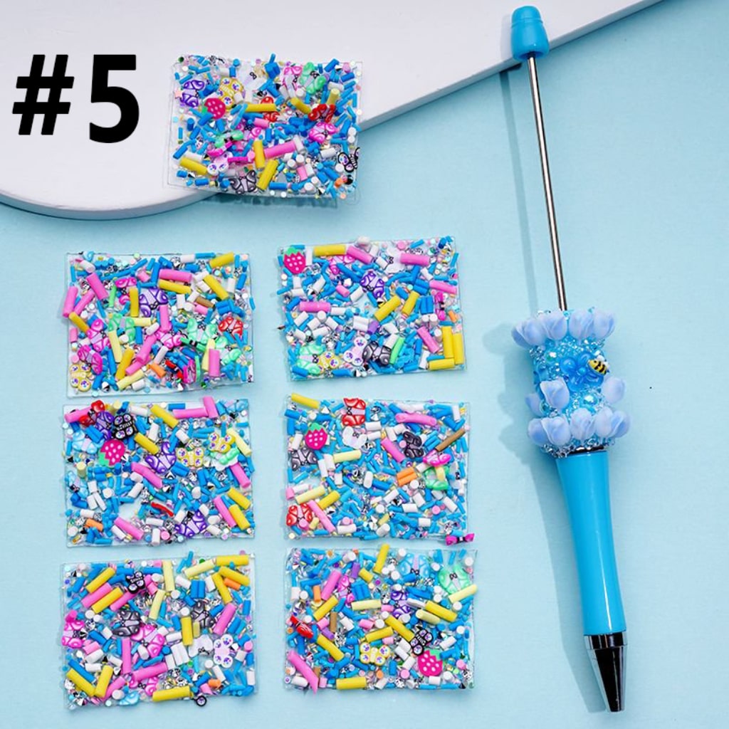 Wraps Tapes DIY Bling Bling with Colorful Mini Sticks for Pen, 78 Small Pieces in 1 Sheet, Please Read the Description