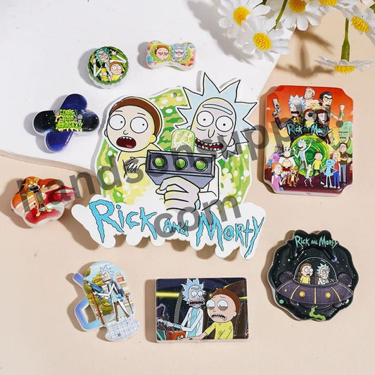 Crazy Scientist Cartoon Character Series, Space Adventure Theme Acrylic Beads, Assorted Shapes, Random Mix
