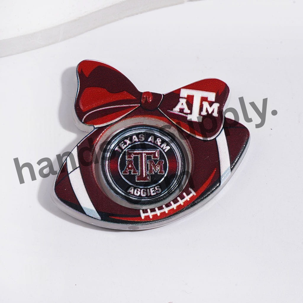 American College Team Logo Acrylic Beads Collection Set, Please Read Description