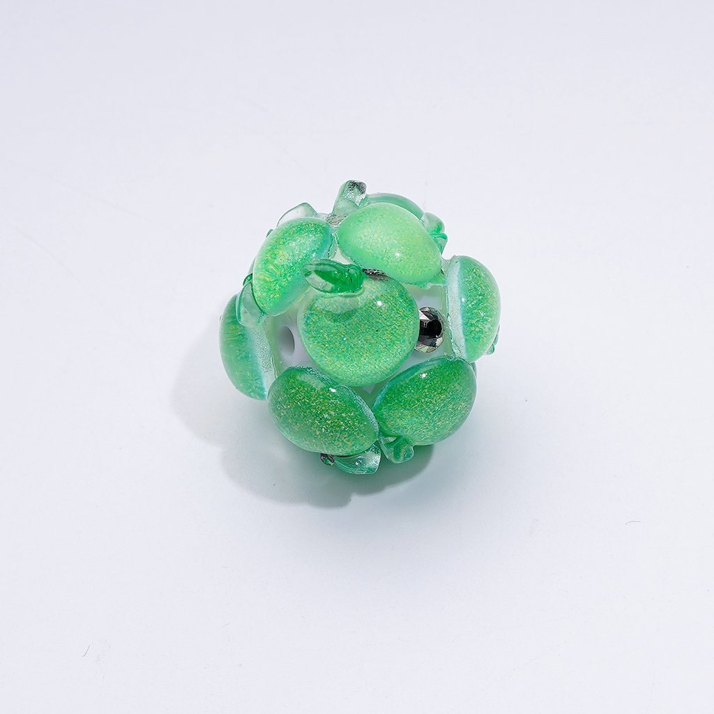Cute Fruit Acrylic Beads – Grapes, Peaches, Lemons, Pineapples, Cherries, Strawberries, Green Apples, and Watermelons, Approx. 22MM