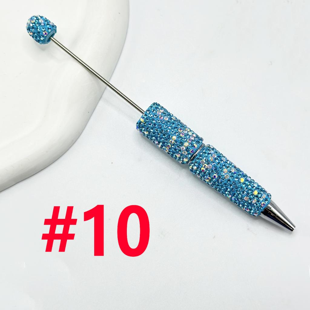 Beadable Rhinestones Pen, Bling Bling Style Fancy Beaded Pens