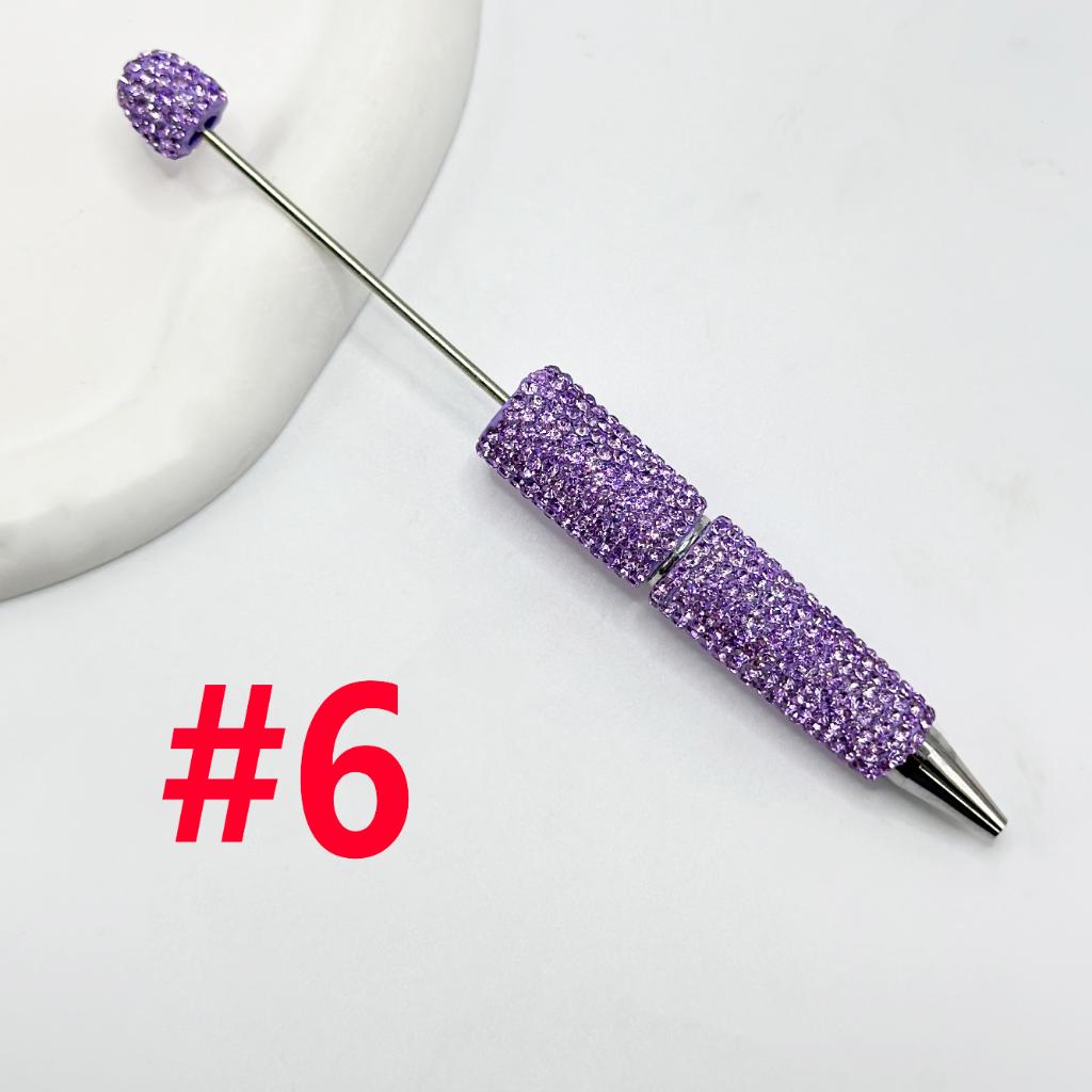 Beadable Rhinestones Pen, Bling Bling Style Fancy Beaded Pens