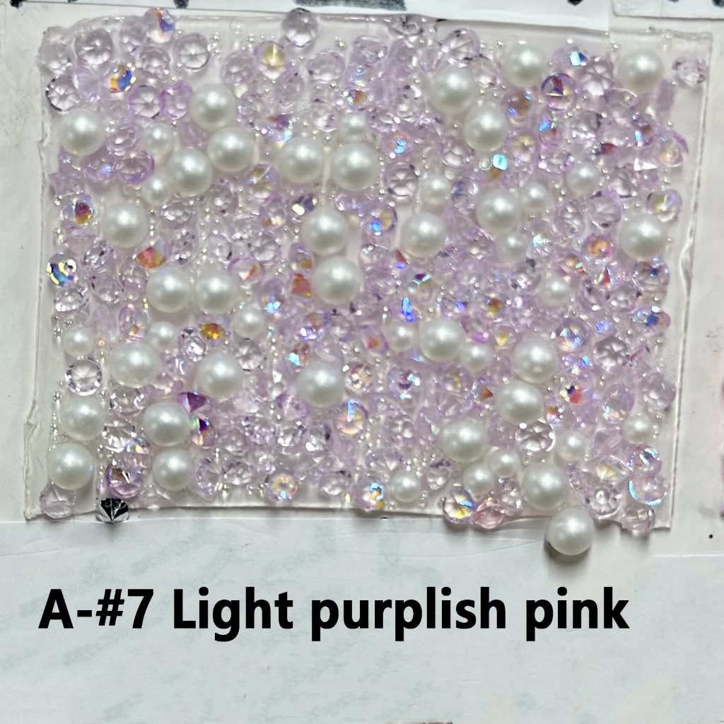 Wraps Tapes with White Pearls Cone Shape DIY Bling Bling Rhinestones for Pen, Around 40*28MM, 78pcs in 1 Sheet, Please Read the Description
