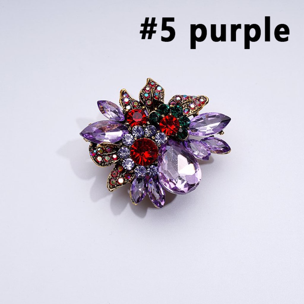 Delicate Fancy Gold Alloy Flower with White Pearls Cute Butterflies Hearts Stars Colorful Shiny Rhinestones Clay Beads, Around 48*41MM