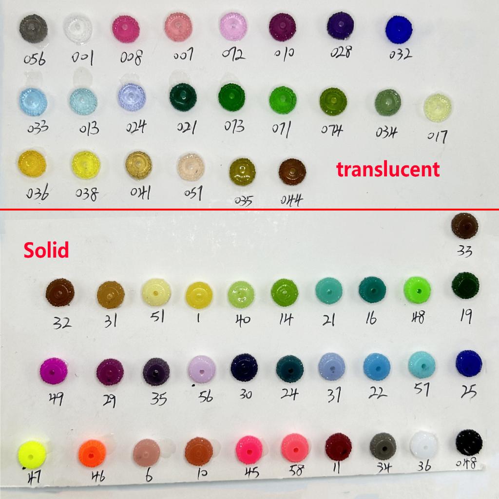 Wheel Acrylic Beads with Colorful Sugar Spacer Texture on Side, 12mm