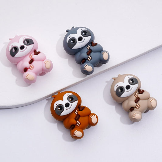 3D Silicone Focal Beads – Playful Puppy, Mischievous Wolf Design