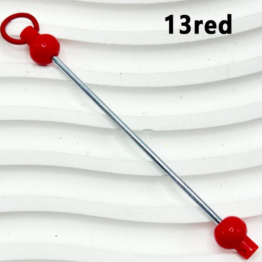 DIY Beadable Bars for Keychains and Accessories, Solid Colors, 90mm, Please Read the Description