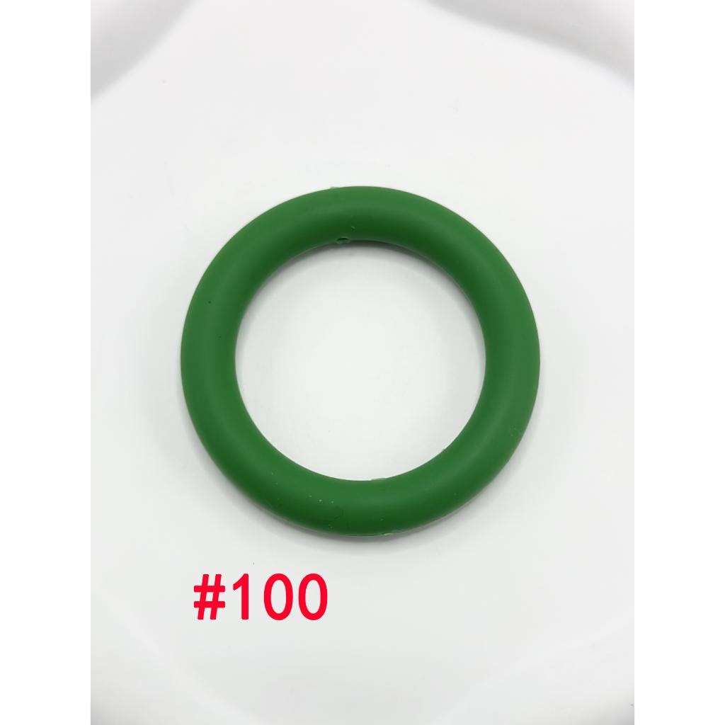 Ring Frame Bead Circle Soft Silicone  Car Hanger Charm Loop 65mm