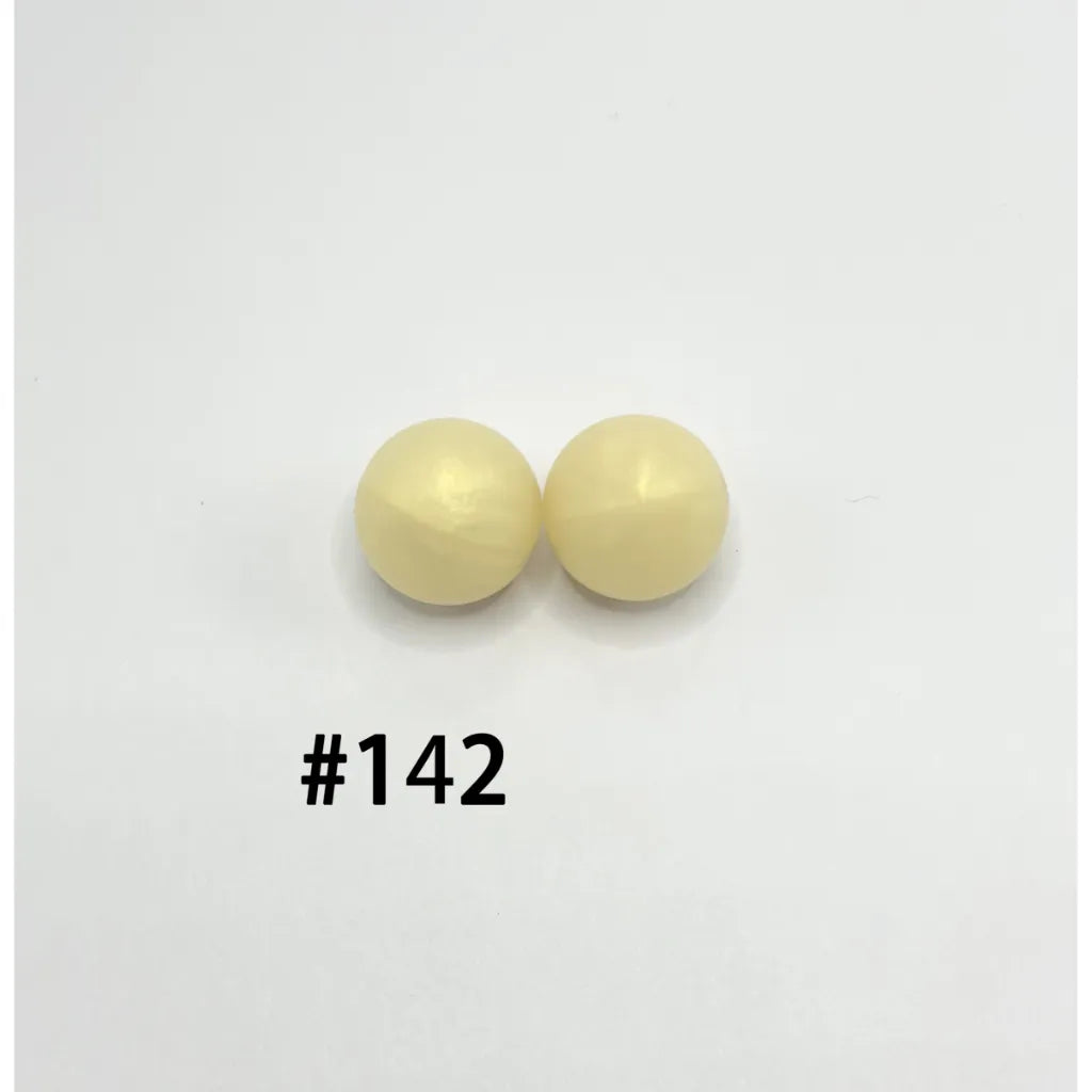 Silicone Beads, Solid Colors, 15 mm