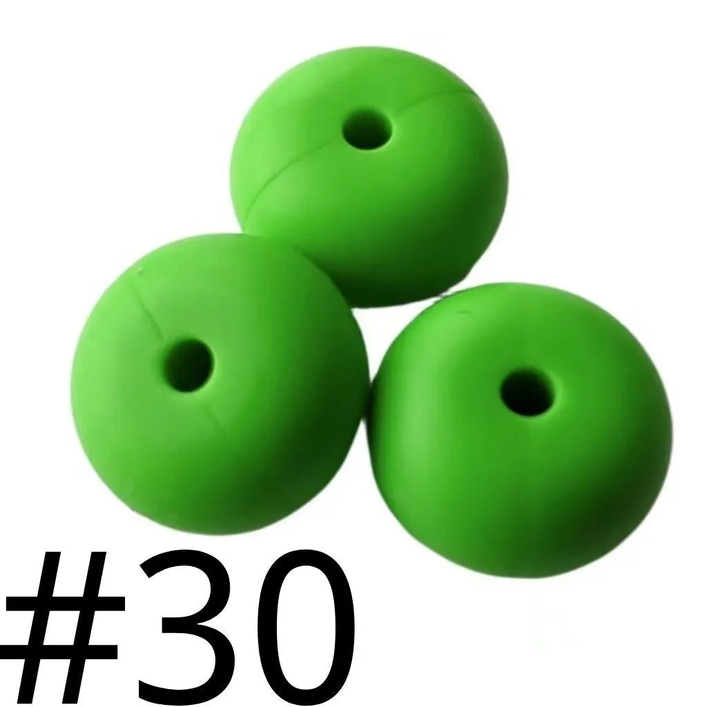 Silicone Wheel Beads  14mm