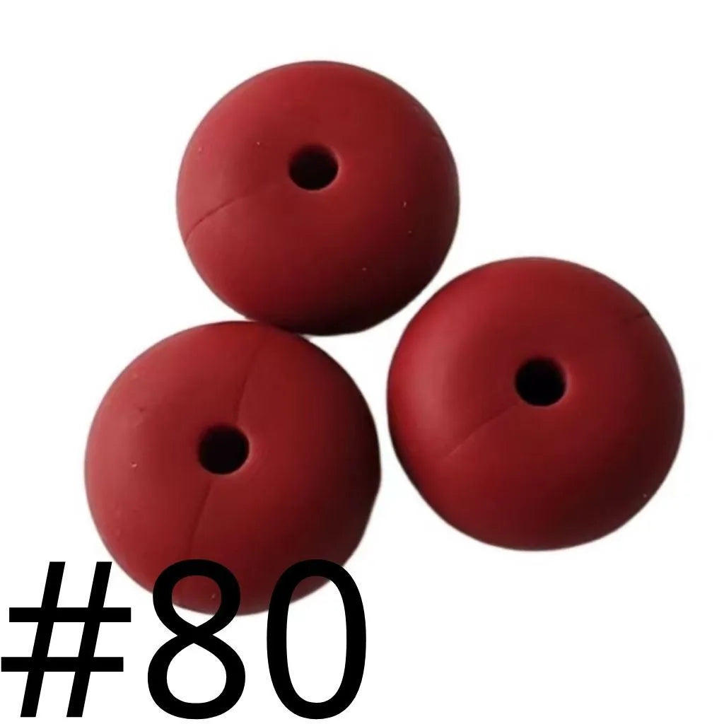 Silicone Wheel Beads  14mm
