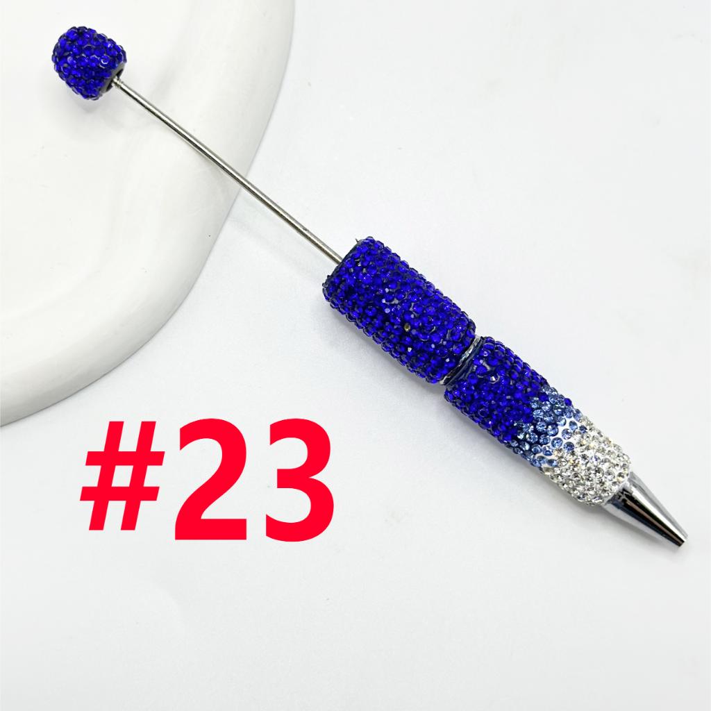 Beadable Rhinestones Pen, Bling Bling Style Fancy Beaded Pens