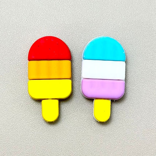 Colorful Ice Cream Sticks Mini Cute Silicone Focal Beads