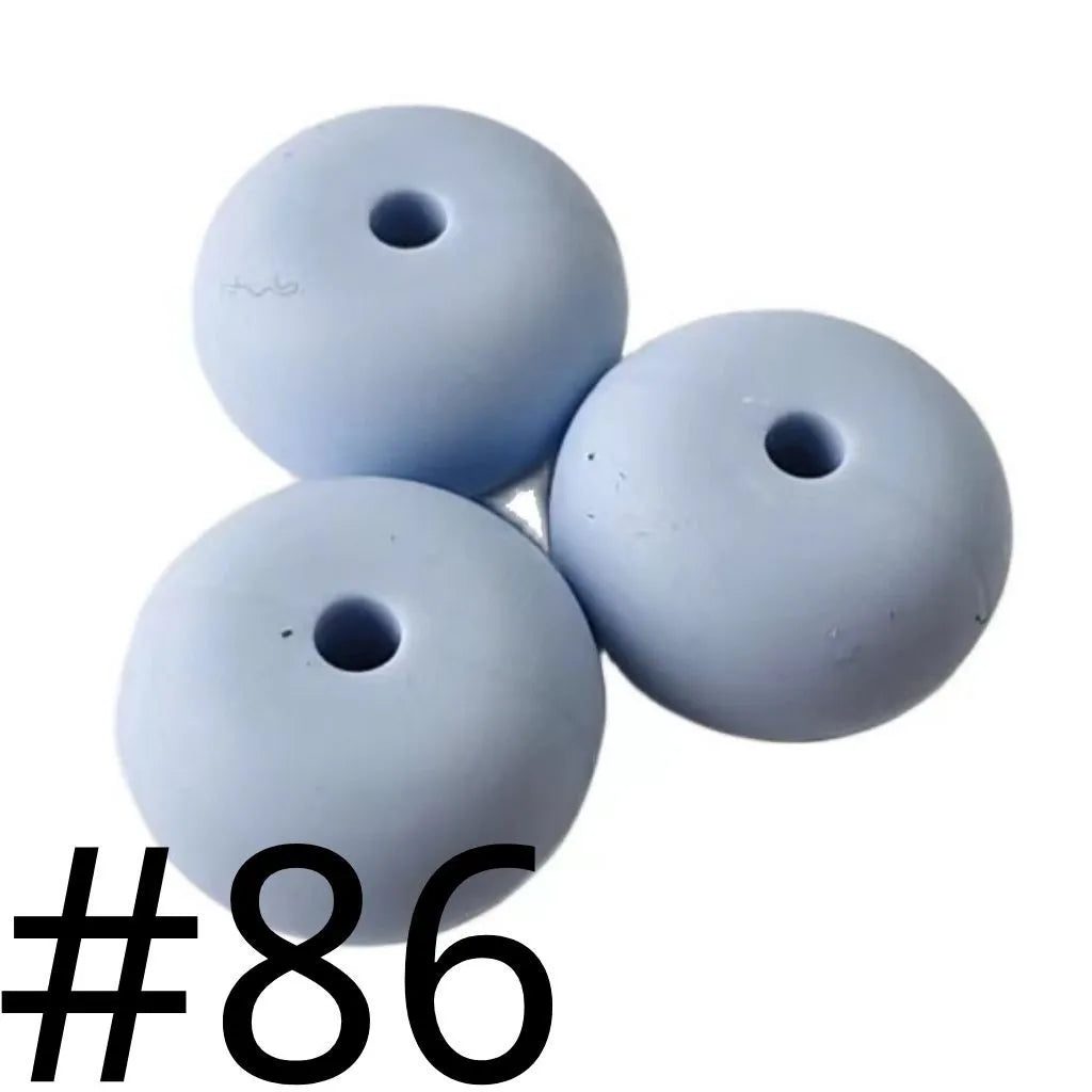 Silicone Wheel Beads  14mm