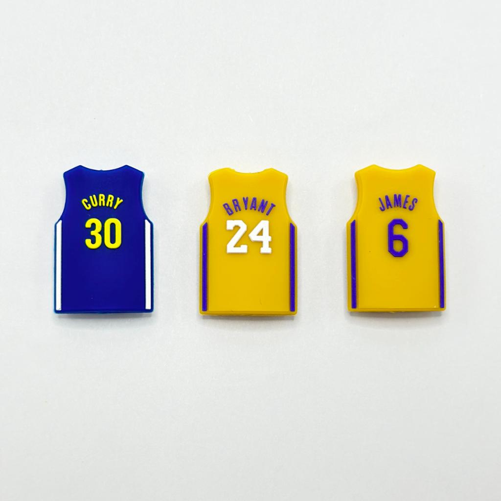 Jersey Kobe Number Printed Silicone Focal Beads