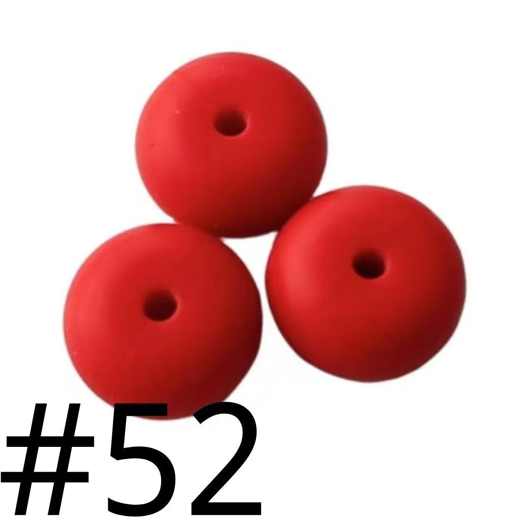 Silicone Wheel Beads  14mm
