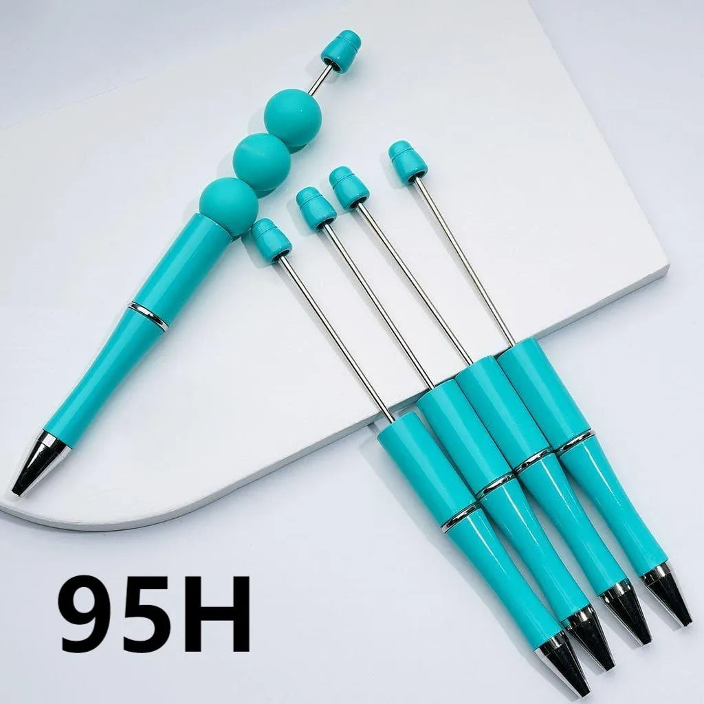 Plastic Beadable Pens | Beaded Pens in Solid, Ombre Gradient and Neon Colors, READ THE DESCRIPTION