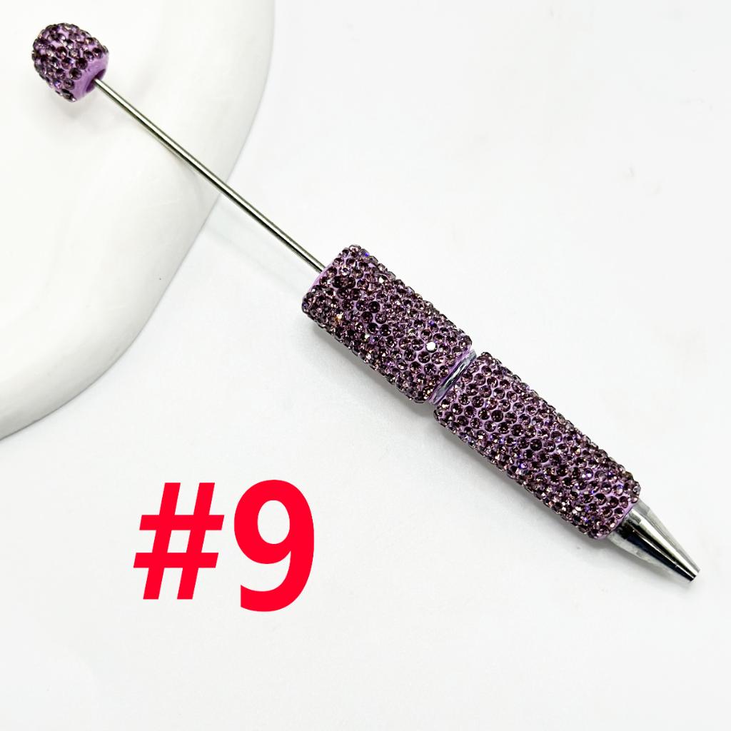 Beadable Rhinestones Pen, Bling Bling Style Fancy Beaded Pens