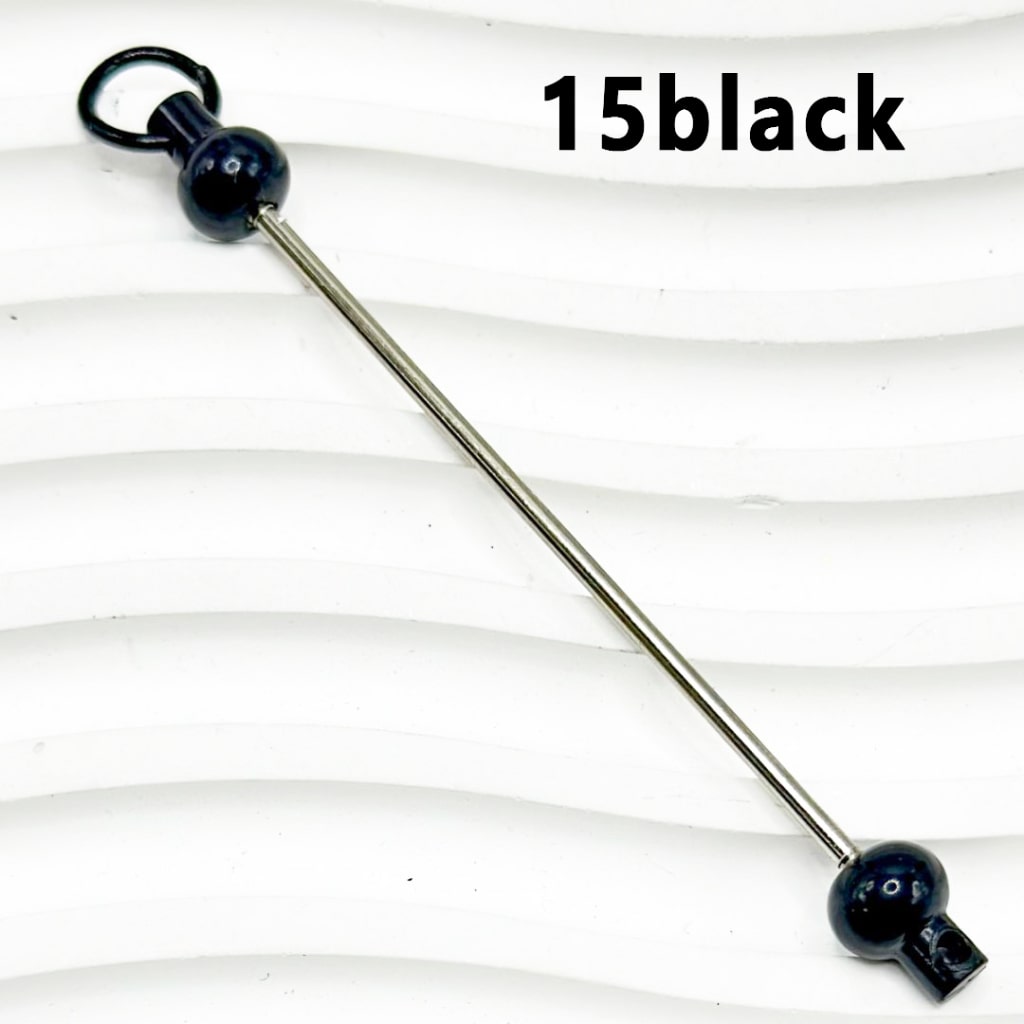 DIY Beadable Bars for Keychains and Accessories, Solid Colors, 90mm, Please Read the Description