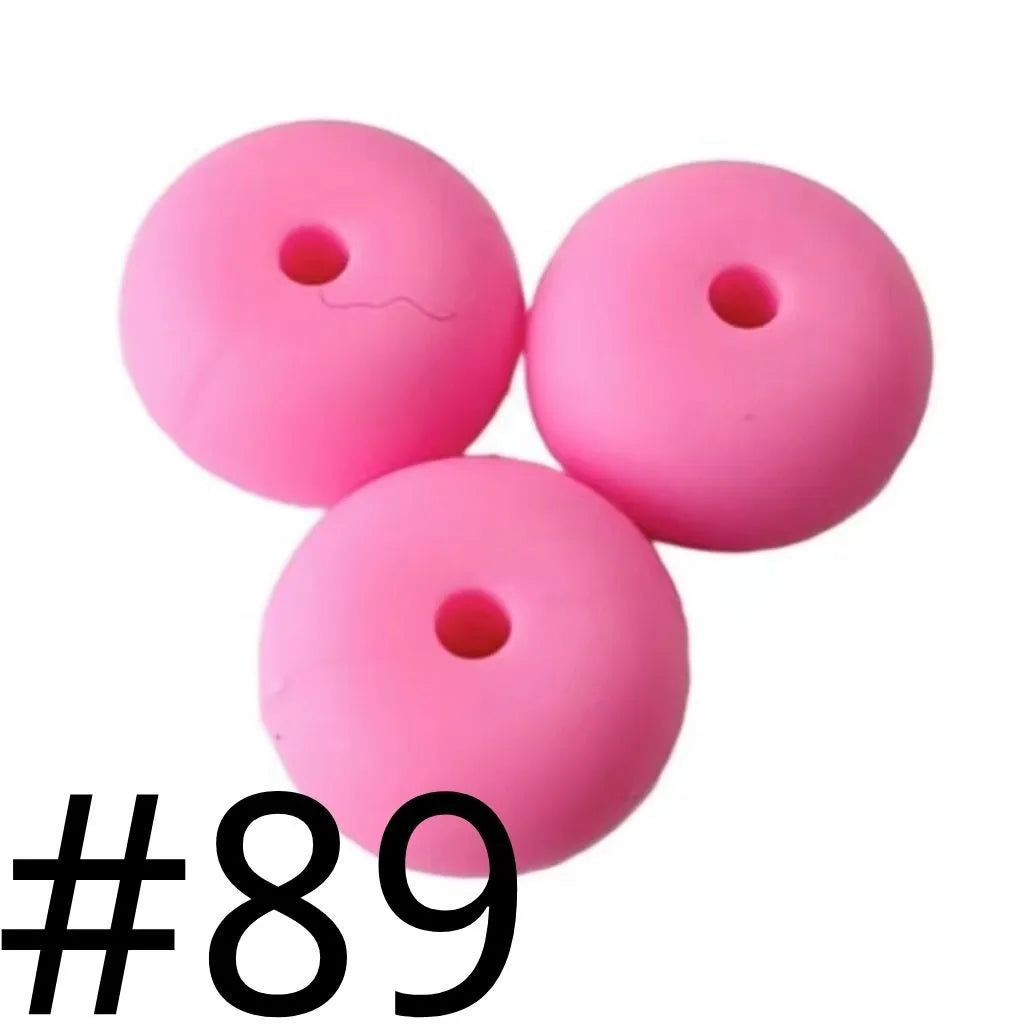 Silicone Wheel Beads  14mm