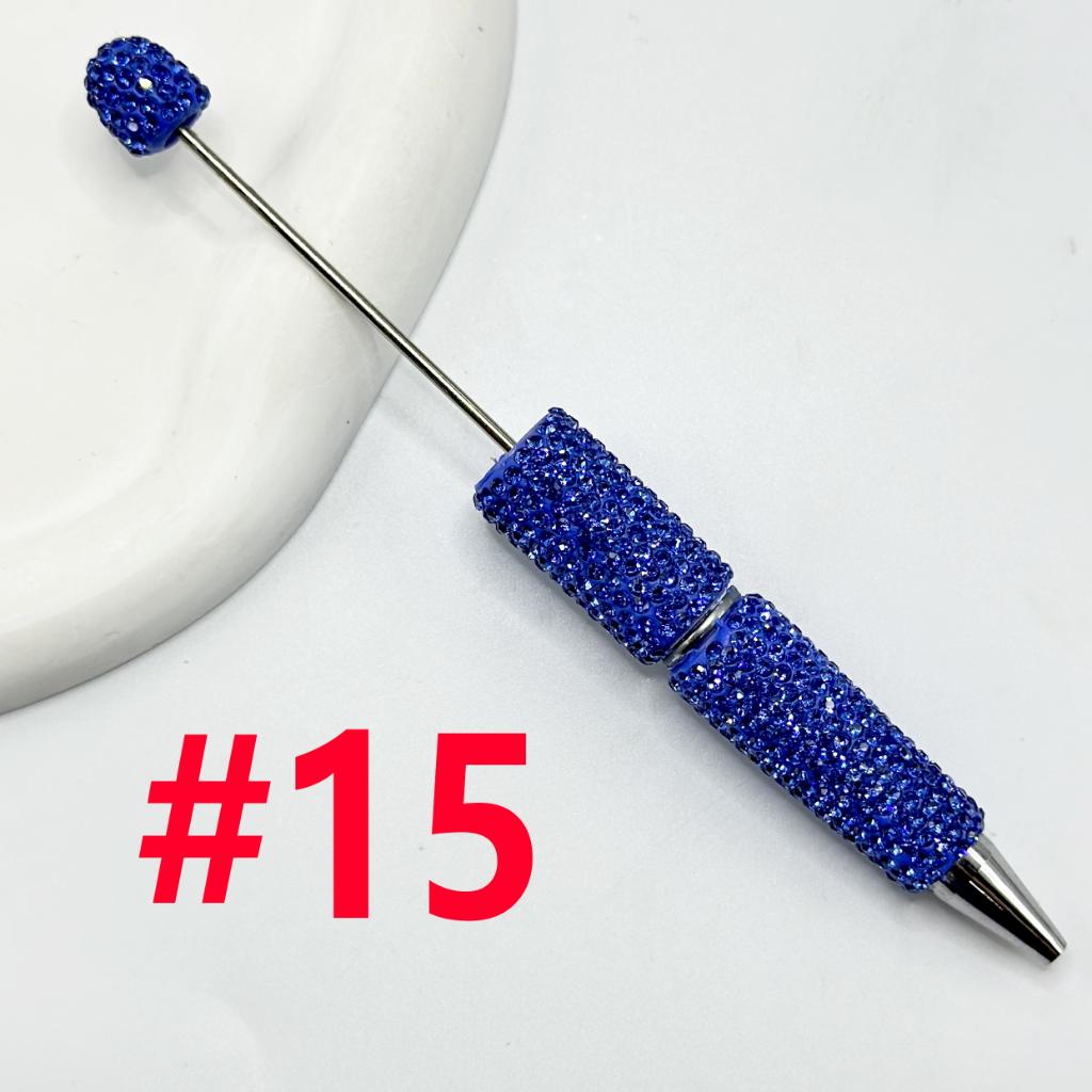 Beadable Rhinestones Pen, Bling Bling Style Fancy Beaded Pens