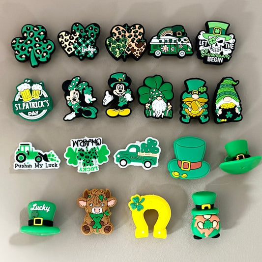 Saint Patrick's Day Series Random Mix Silicone Focal Beads