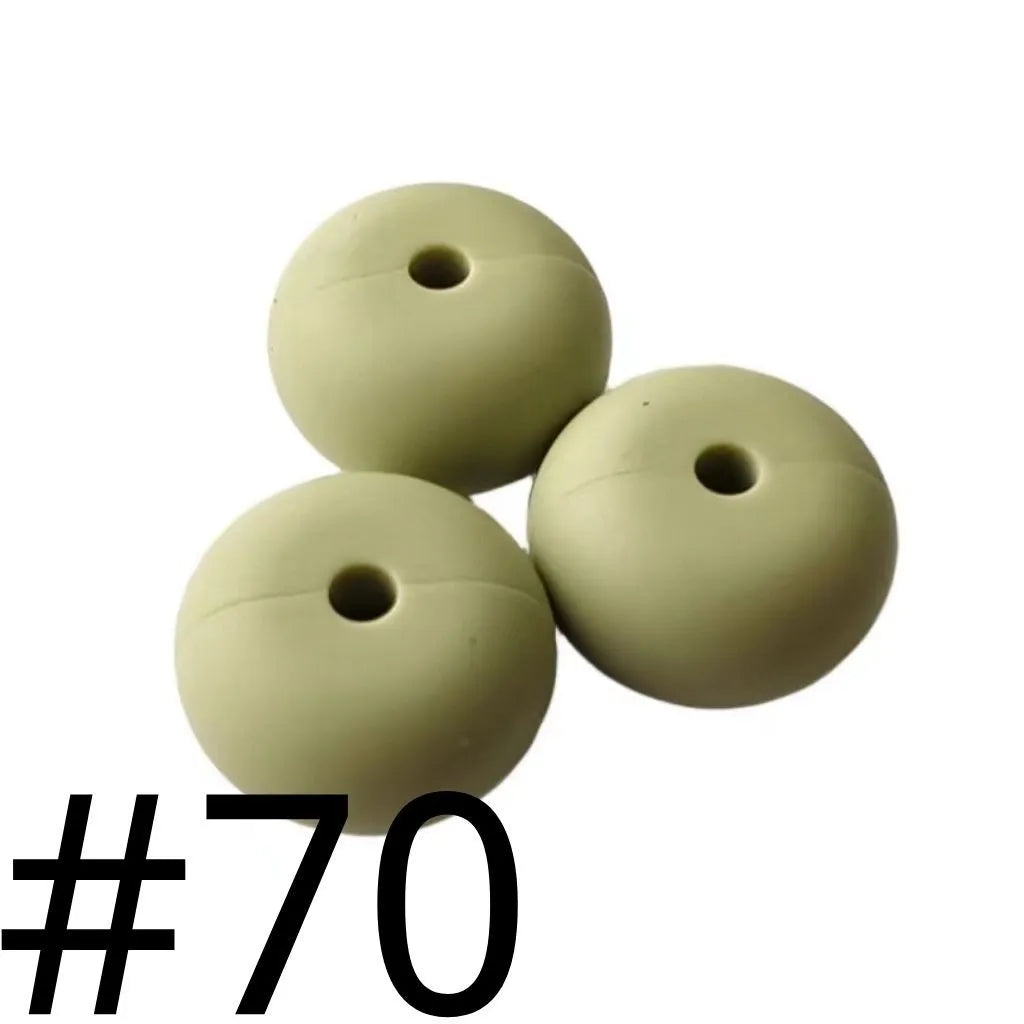 Wheel Beads Abacus Silicone Beads
