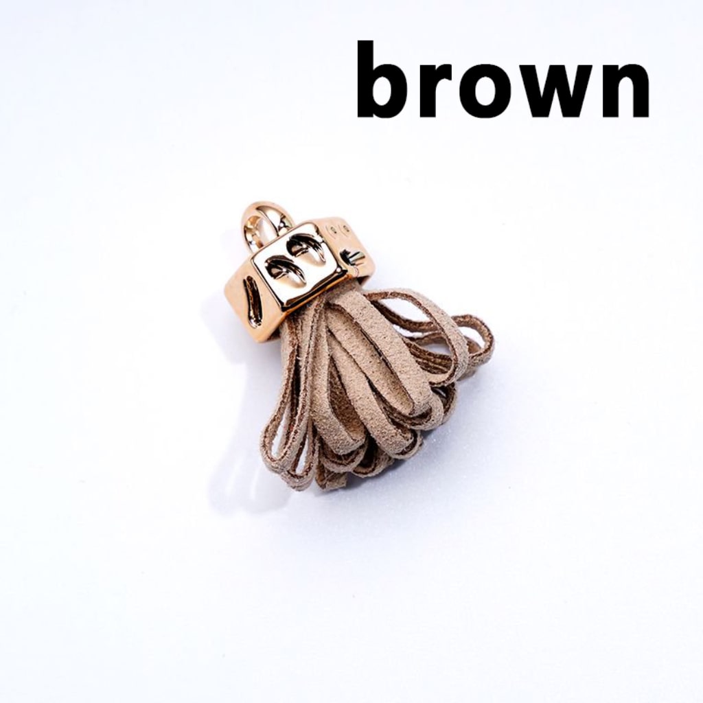 Mini Cute Solid Color Tassels with Rings for Jewelry Accessories, 25MM