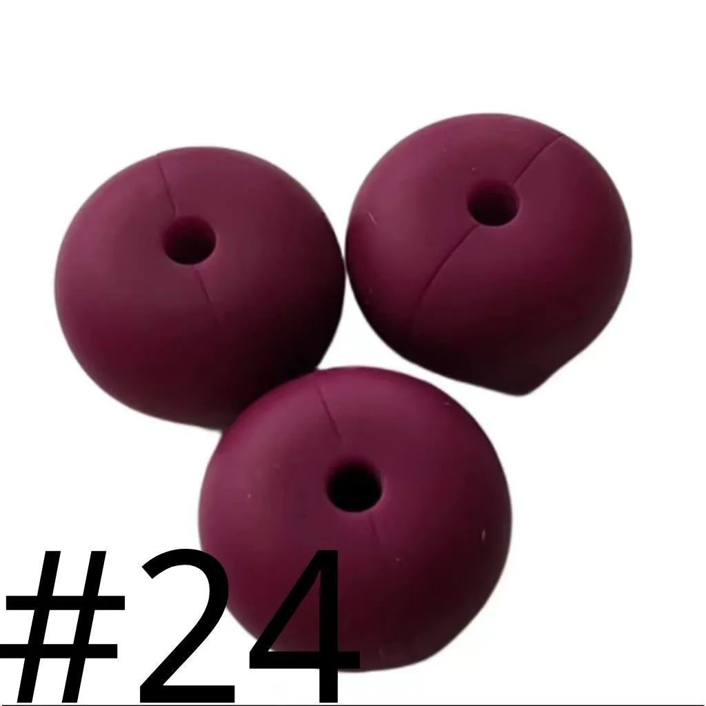 Silicone Wheel Beads  14mm