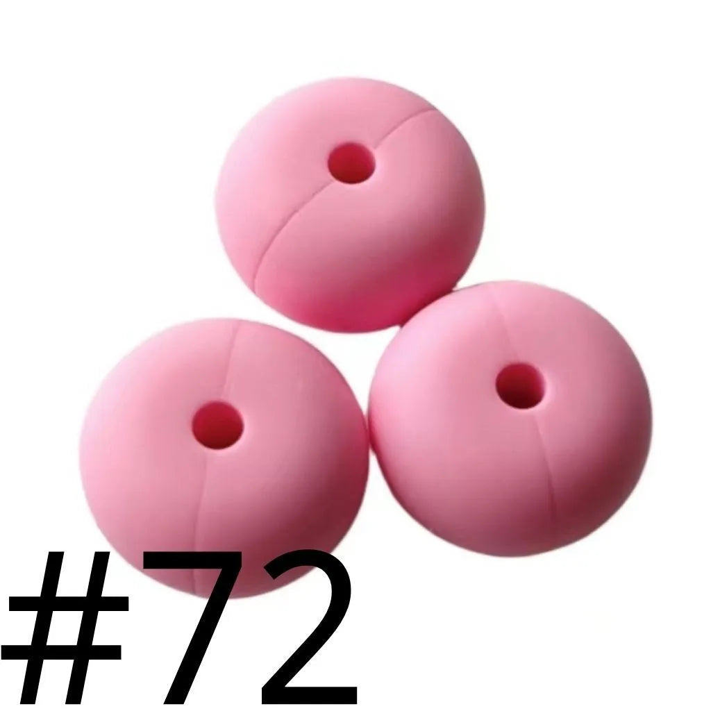 Silicone Wheel Beads  14mm