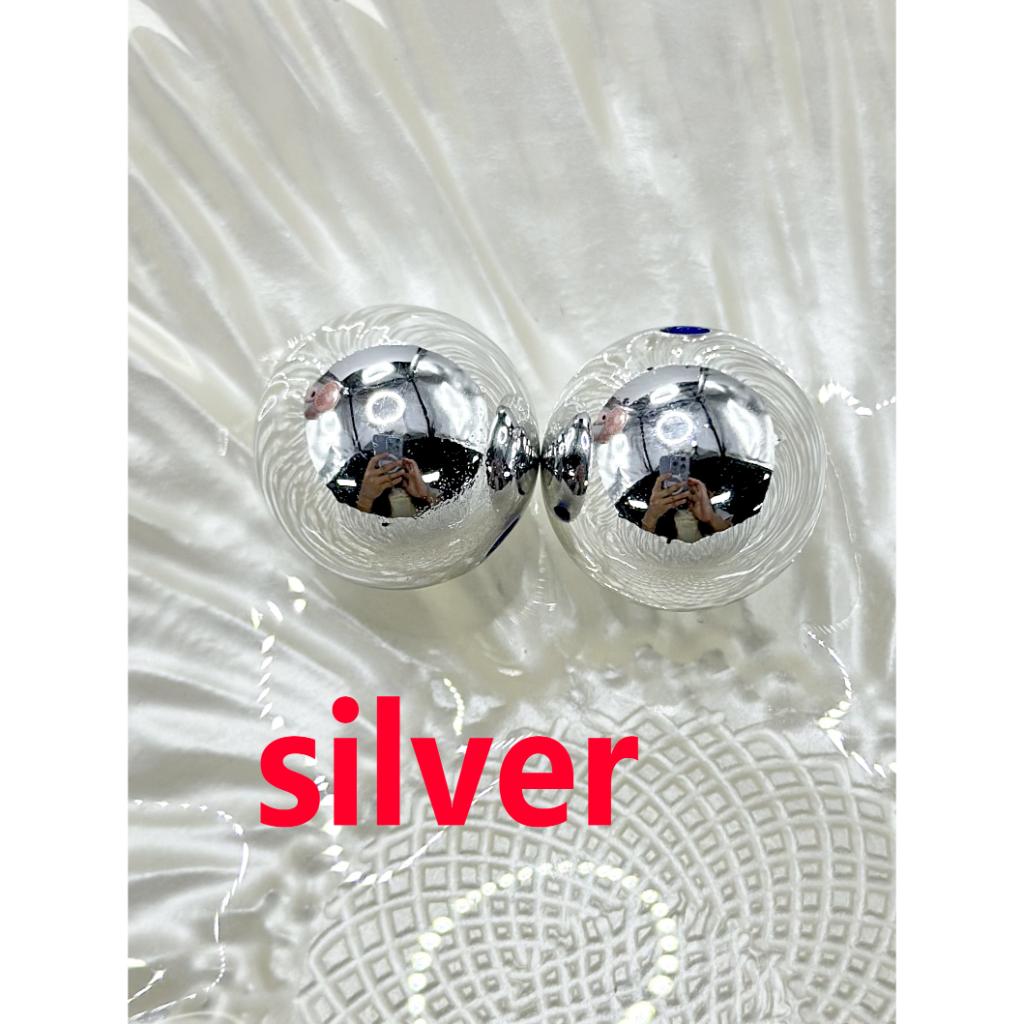 Cute Glossy Metallic Finish Acrylic Beads Large 20mm, XBL