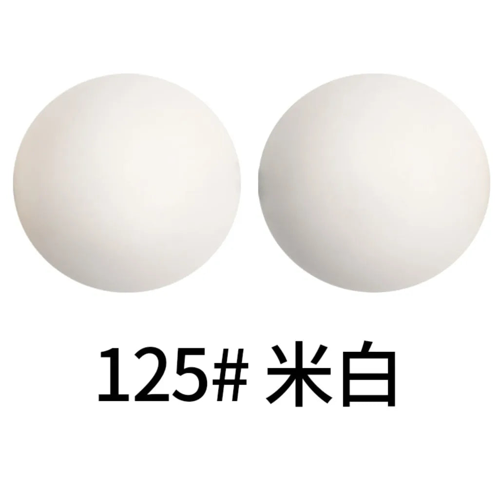 Solid Colored Silicone Beads 15 mm